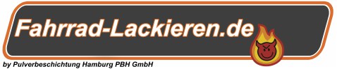 Fahrrad-Lackieren.de Logo by Pulverbeschichtung Hamburg PBH GmbH